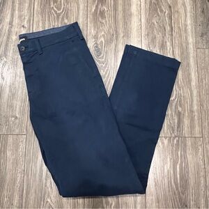 Express Men’s Navy Blue Chino Pants Size 32x34 Slim